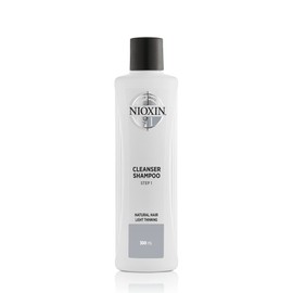 Nioxin System 1 Scalp Cleansing Shampoo with Peppermint Oil, Treats Dry and Sensitive Scalp, Dandruff Relief and Anti-Hair Breakage, For Natural Hair with Light Thinning, 10.1 fl oz
