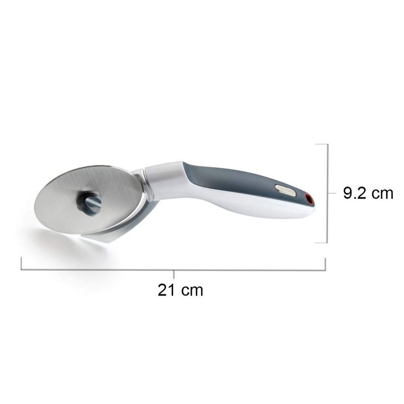 Zyliss E910029 Pizza Cutter Sharp Edge, Grey/White, Wheel Cutter for