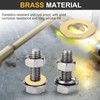 sourcing map M33 Flat Washer, Brass Ring Flat Washers 59mm
