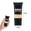 Apooliy 2pcs Matte Liquid Foundation,Full Coverage,Flawless Makeup, Minimizes Pores,Lightweight, 24Hr
