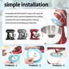Upgrade Dough Hook Shield Compatible with Kitchen Aid 4.5qt &