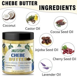 WOZUTUNT 8.8 Oz Chebe Butter for Hair Growth Chebe Hair Butter Grease for Hair Men, Women