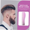 Minkissy 5pcs Barber Styling Comb for Men Professional Wide Tooth