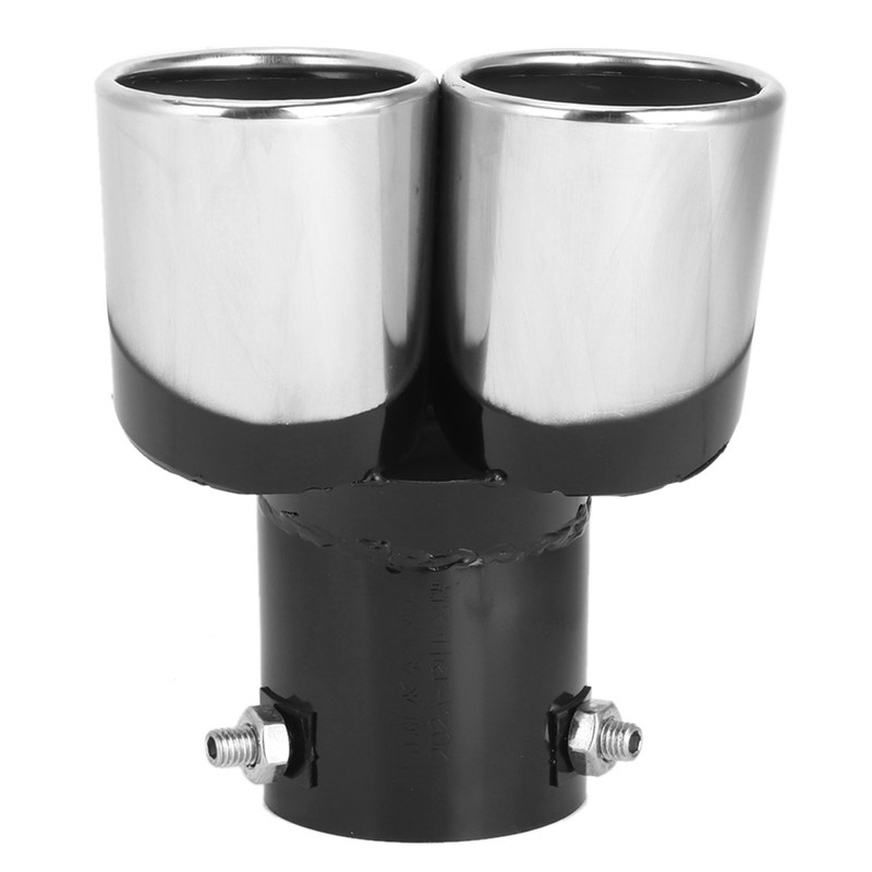 63mm / 2.5in Stainless Steel Car Dual Exhaust Tip Tail