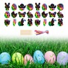 MagiDeal 24Pcs Easter Scratch Paper Set, Easter Crafts, Hanging Gifts