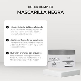 Senzáre Professional Color Complex Mascarilla Negra Matizadora 280ml