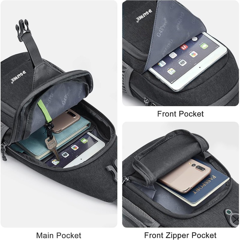 G4Free - Bolso bandolera RFID para senderismo al aire última