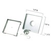 BOANN BNSDC16 Contemporary/Modern Invisible Style 304 Tile Insert Square Shower