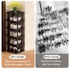 Vertical Shoe Rack - Tall Narrow Shoe Rack Organizer for