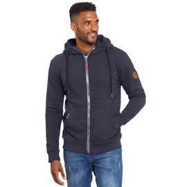 A. Salvarini AS292 Men's Hooded Sweater, Jacket - navy, size: m
