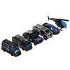 6pcs Children Alloy Car Model Kid Cute Simulated Car Helicopter