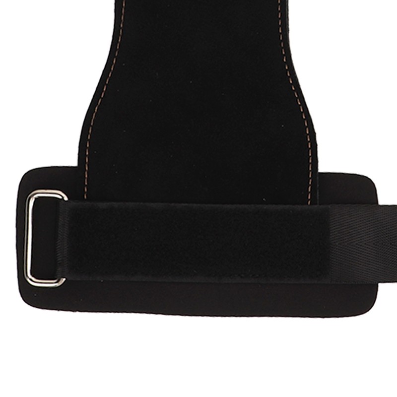 1Pair Real Leather Weight Lifting Wrist Straps Weight Lifting Grips