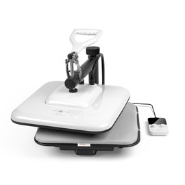 HTVRONT Heat Press Machine for T Shirts - 15x15 Swing Away Shirt Press Machine - Professional Heat Press for Sublimation, Vinyl, Heat Transfer Projects, Heats Up Fast & Distribute Heat Evenly (White)