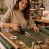 Laser Guided Scissors for Crafts & Sewing – Stainless Steel