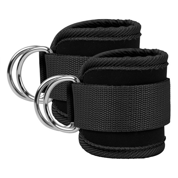 EIHI Pack of 2 Foot Straps Cable Pull Padded Lifting Straps Strength Training for Gym Fitness Training on Cable Pull Ankle Straps for Women and Men