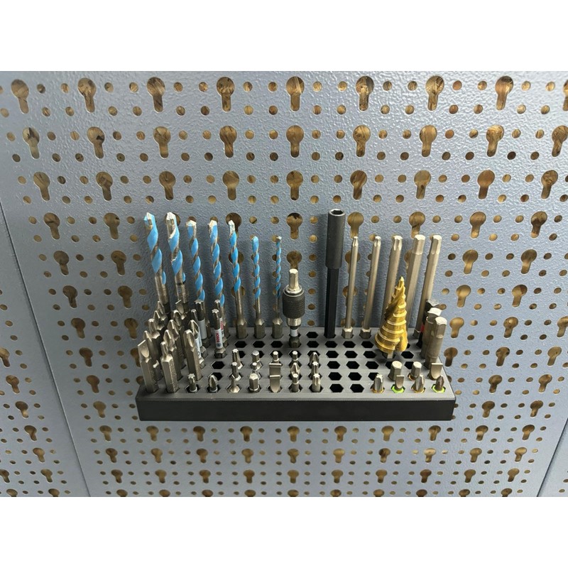 Shelf for 90 Bits Suitable for Küpper Perforated Wall and