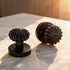 NIZADO 1 Pack Black Privacy Door Knob, Interior Door Lock