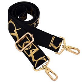 Purse Strap Crossbody Bag Strap Replacement Metal Swivel Hook Shoulder Strap Guitar Strap for Crossbody Bag Luggage, Change D, Large