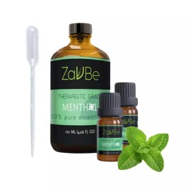 ZAVBE Menthol Breathe Essential Oil Blend 120ml/10ml - Pure, Essential Oil - 10ml (0.3 fl oz)