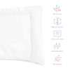 Nursery Cot Bed Flat Pillow Filling Quilt 60x40 cm for