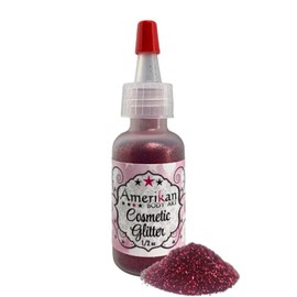 Amerikan Body Art Opaque Glitter - Firetruck Red (0.5 oz)