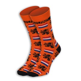 Country-Themed Socks, Large, Shoe Size 9-12 (Netherlands/Holland)