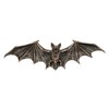Steampunk Flying Bat Wall Plaque 13.75" L Cold Cast Bronze