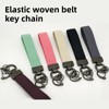 1 Pcs Stretchy Nylon Braided Keychain Wristlet for Car Keys