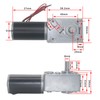 DC12V Geared Motor Turbo Worm Speed Reduction Machinery Accessories with