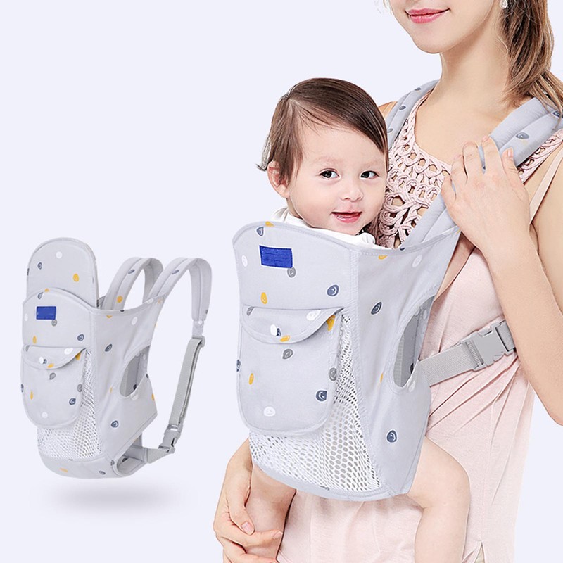 Kangaroo Baby Carrier Ergonomic Sling Traditional Wrap Portable Breathable Mesh