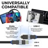 Rolling Square, inCharge X, Multi Charging Cable, Portable Keychain 6-in-1