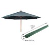 Bosmere Protector 6000 | Garden Parasol Umbrella Cover | L190cm