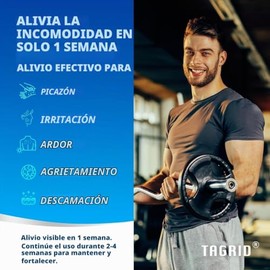 TAGRID Crema antifúngica para tiña y tiña Versicolor, cuidado antifúngico de máxima fuerza para hombres y mujeres, uso diario para piel corporal, aliv