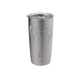 Minimalist Axe Design for Art Lovers Stainless Steel Insulated Tumbler