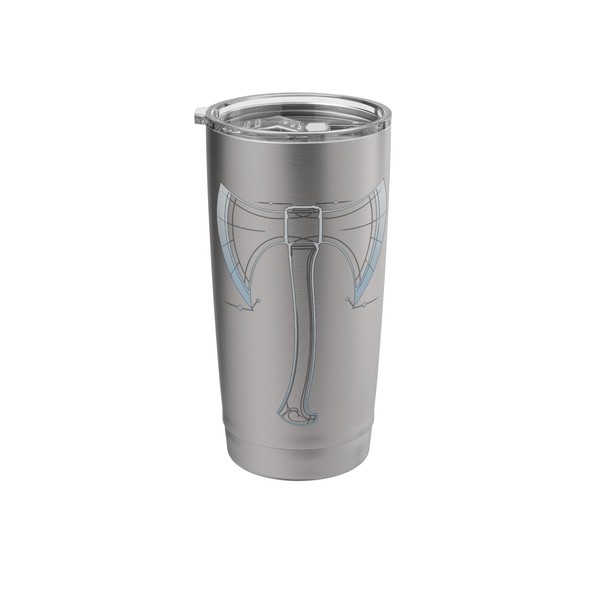 Minimalist Axe Design for Art Lovers Stainless Steel Insulated Tumbler