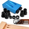 14 Pcs Pocket Hole Jig Kit for Woodworking – Aluminum
