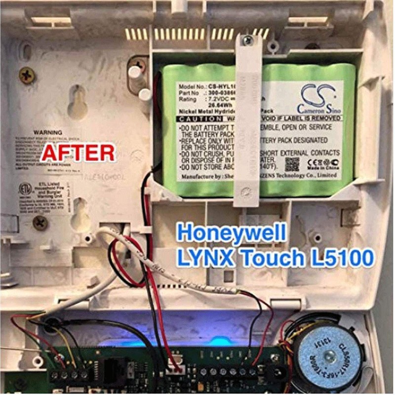 GLESOURCE 1PACK 300-03864-1 Battery 7.2V 1100mAh Compatible for Alarm Lynx