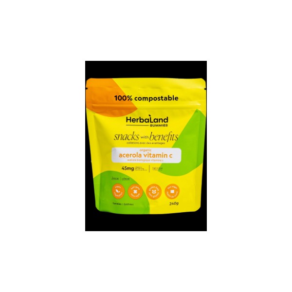 Herbaland Vitamin C Snack Healthy Packet (Lemon) - 240g