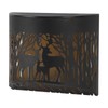 Outdoor Wall Light Solar Powered Wall Mounted Plastic and Iron
