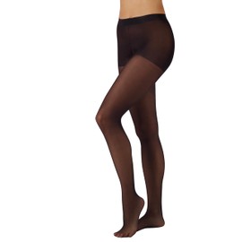 L'eggs Casual Women's Seasonless Tights for Year Round Wear, Same to Waist, Sheer Toe, Black, Size X Large (Pack of 1)