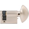 Rockwell Security 90 Degree Solid Brass Euro Profile Half Cylinder