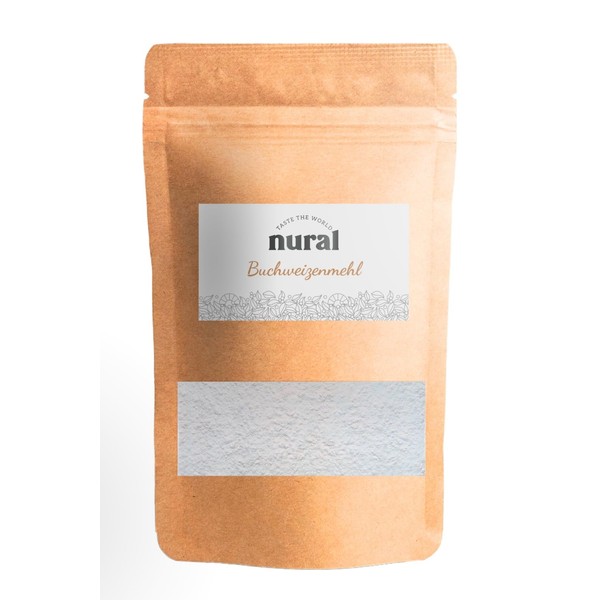 nural Buckwheat Flour 400 g, Gluten Free & Vegan, High-Quality