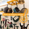 BOUMVID Pack of 10 Screw Hooks, Stainless Steel, Ceiling Hook,