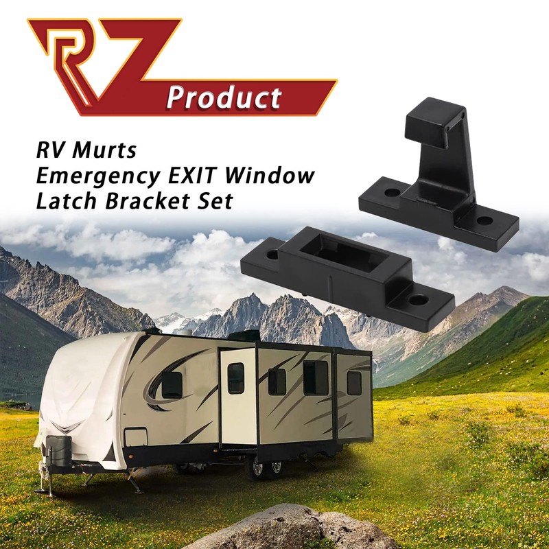 Aucuda RV EXIT Window Latch Bracket, RV Emergency EXIT Window