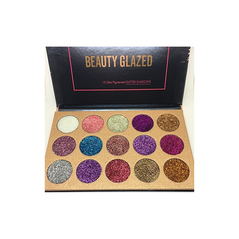 The Fabulous 15 Colour Eyeshadow Glitter Makeup Case