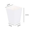 White Popcorn Boxes Mini Paper Popcorn Box for Party,Pack of