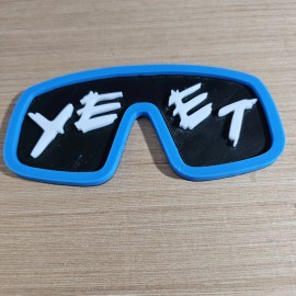 Mattel WWE Mattel Jey Uso 3D Printed YEET Glasses Blue Logo Accessory