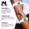 1NMORE 2 Pack Bicep Bands Football,Arm Sweat Bands for Baseball,Basketball,Running,Athletes