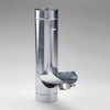 Rain Pipe Flap Zinc DN 60 with Adaptor Rain Water