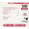 Grazyna Bacewicz: Orchestral Works Vol. 1